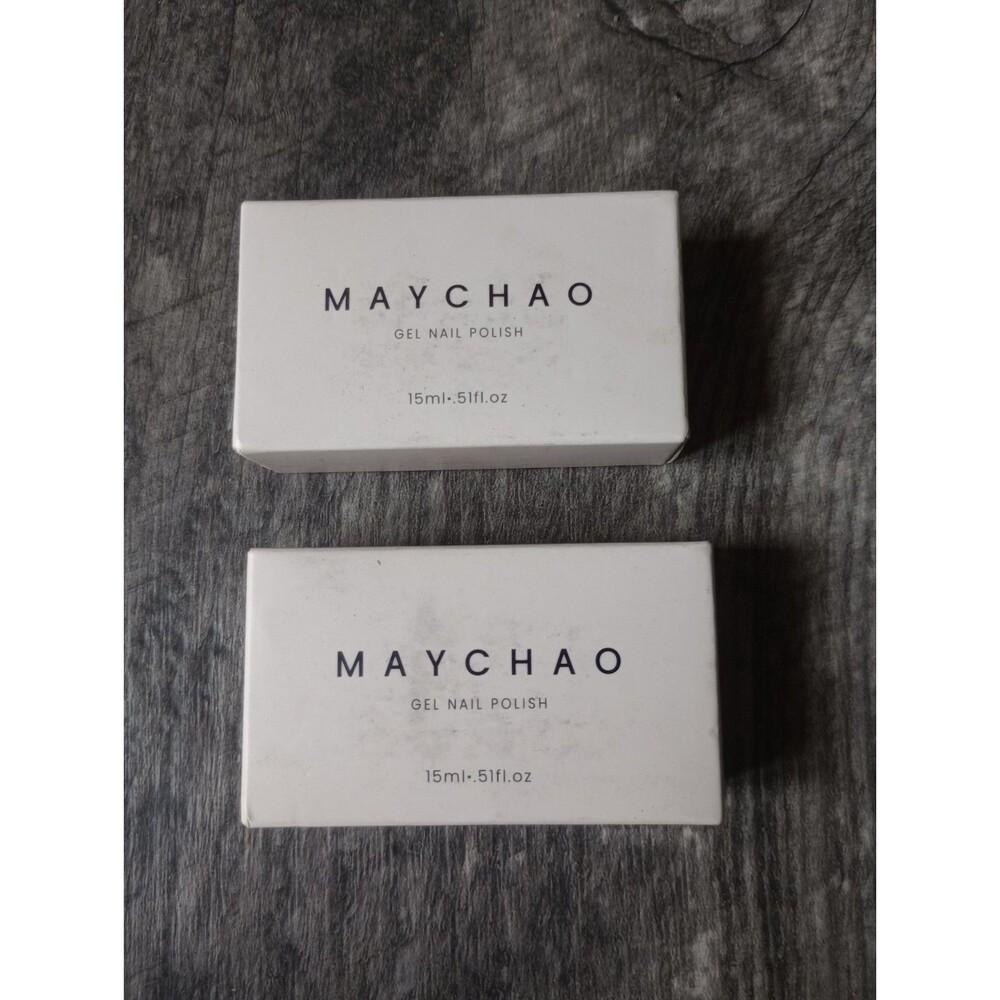 Maychao 15 Ml x2 Bubblegum Pink Gel Nail Polish  2 Units